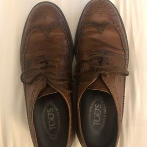 Wing tip shoes Tod’s 6 1/2